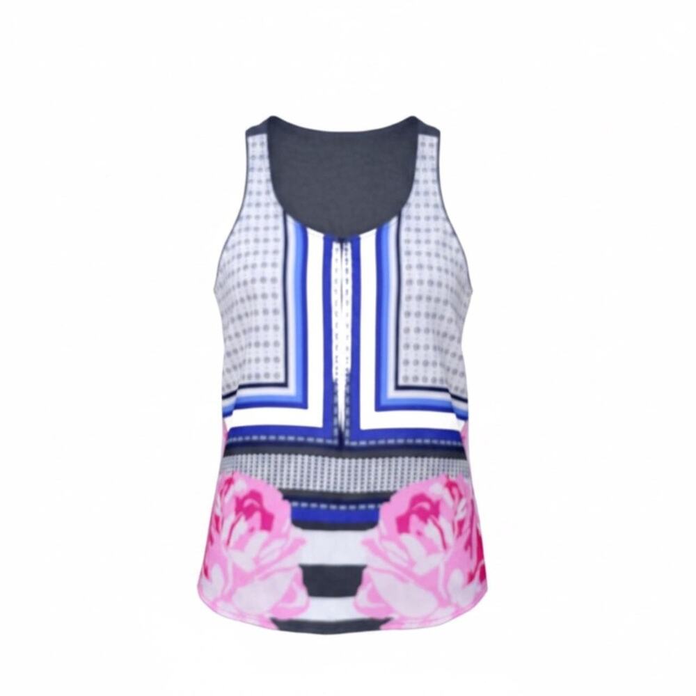 Women's Gap Multicolor Floral Sheer Vest XS